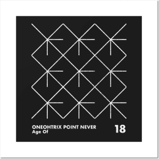 Oneohtrix Point Never /  Minimal Graphic Design Tribute Posters and Art